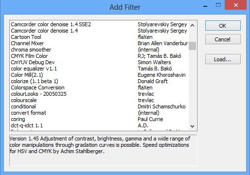 virtualdub filter plugins